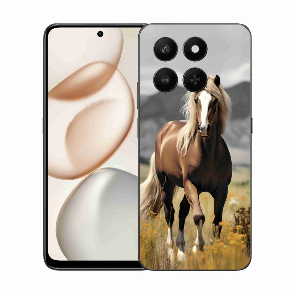 Gélový kryt mmCase na Honor 400 Smart 5G/4G/Honor X7d - hnedý kôň 1