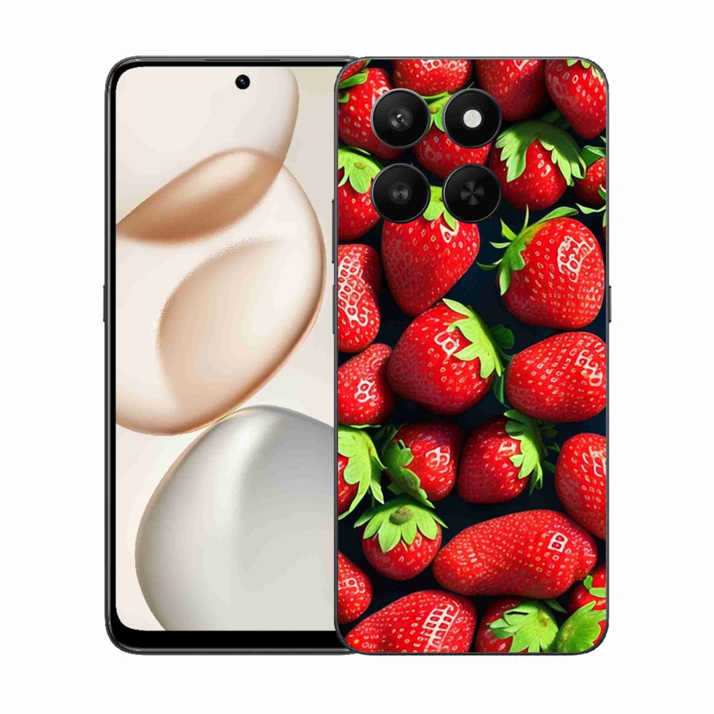 Gélový kryt mmCase na Honor 400 Smart 5G/4G/Honor X7d - jahody