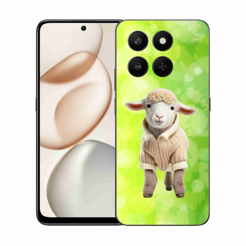 Gélový kryt mmCase na Honor 400 Smart 5G/4G/Honor X7d - jahňa vo svetri