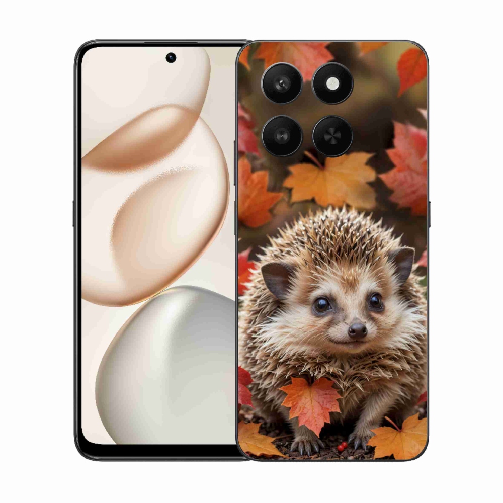 Gélový kryt mmCase na Honor 400 Smart 5G/4G/Honor X7d - ježko v lístia