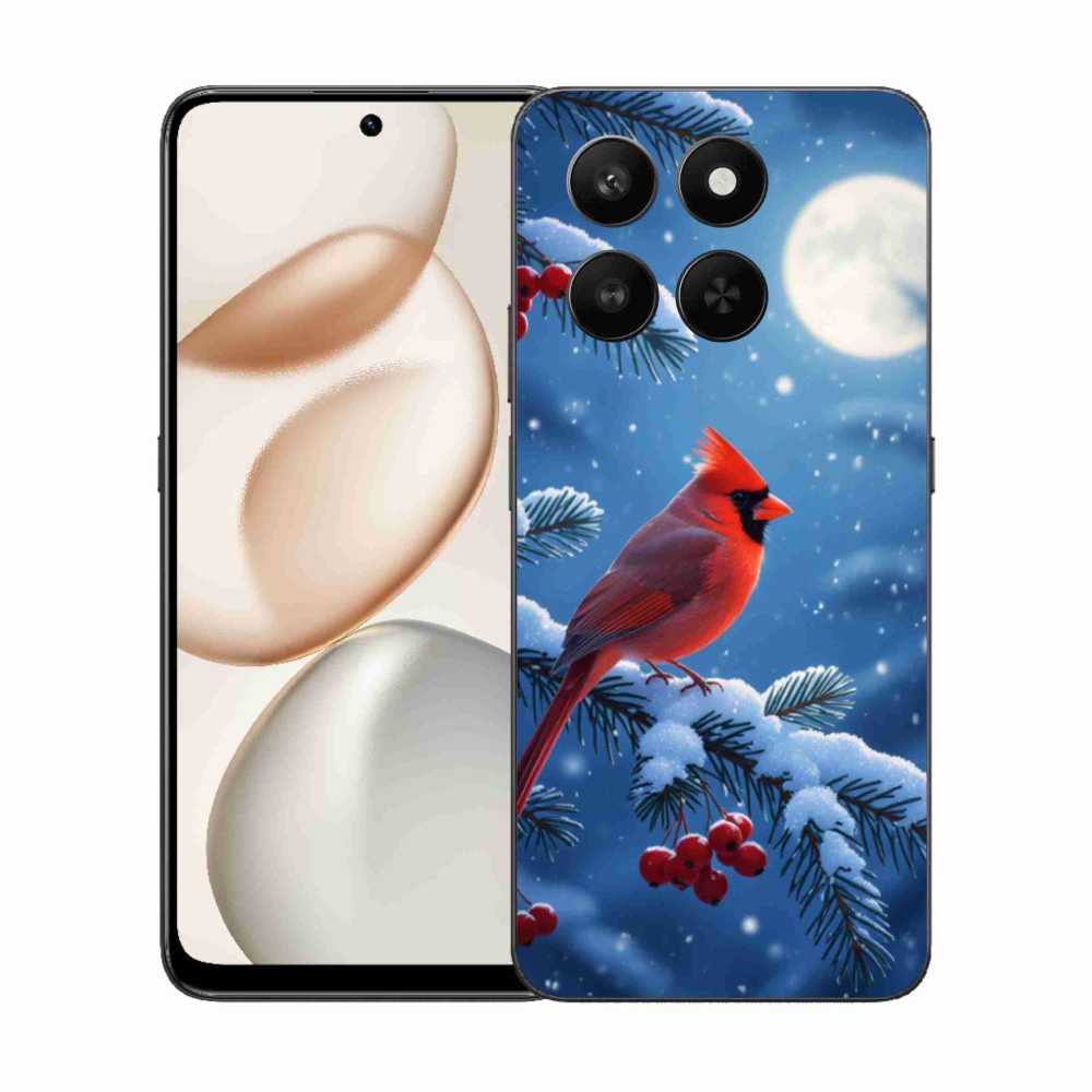 Gélový kryt mmCase na Honor 400 Smart 5G/4G/Honor X7d - kardinál červený