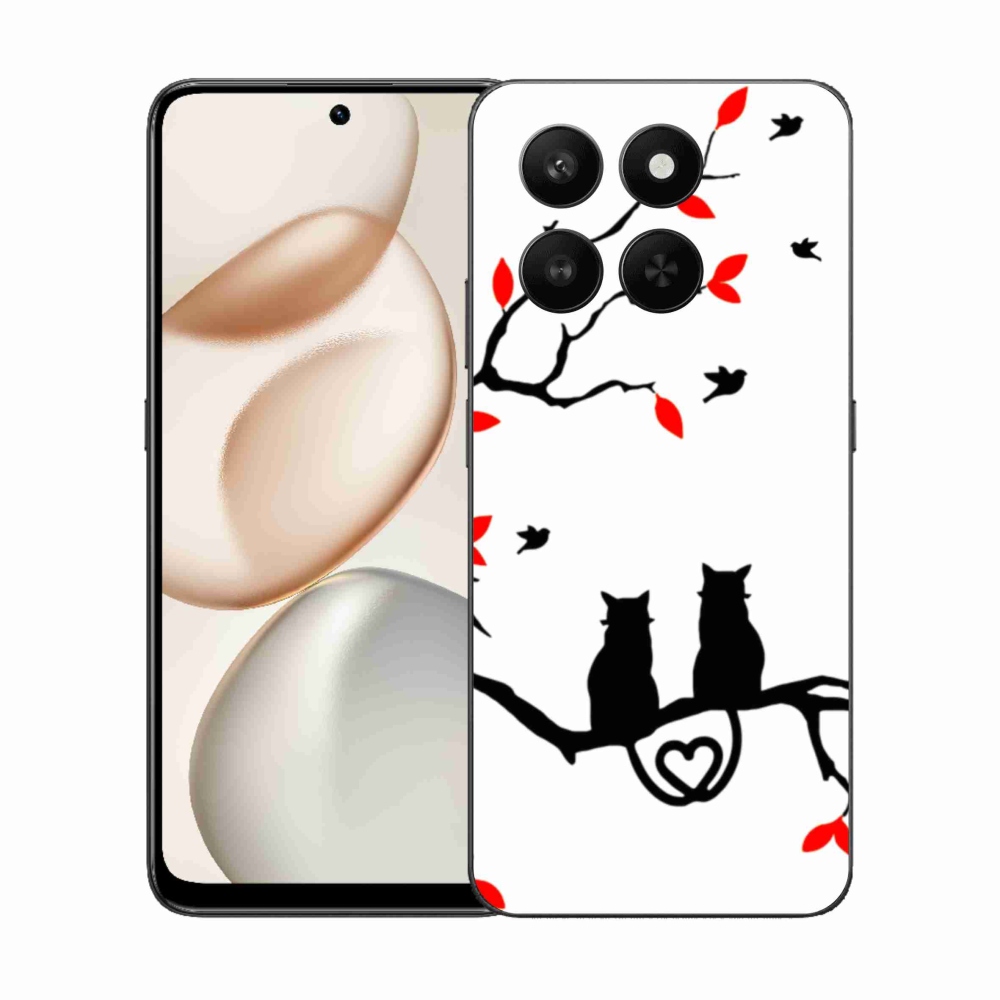 Gélový kryt mmCase na Honor 400 Smart 5G/4G/Honor X7d - mačacia láska