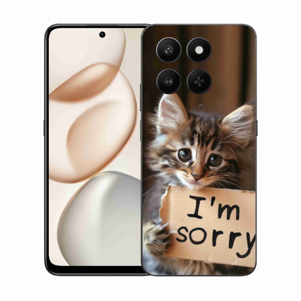Gélový kryt mmCase na Honor 400 Smart 5G/4G/Honor X7d - mačacie ospravedlnenie