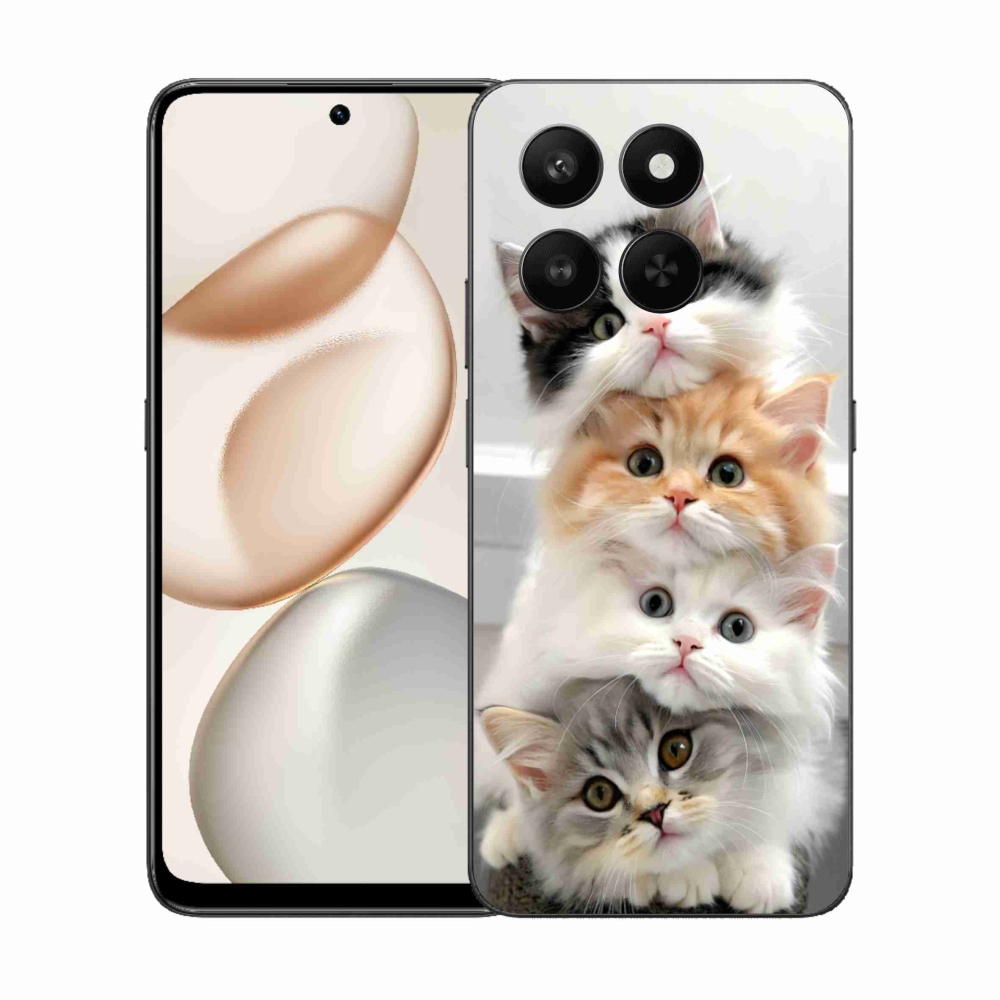 Gélový kryt mmCase na Honor 400 Smart 5G/4G/Honor X7d - mačacia partia