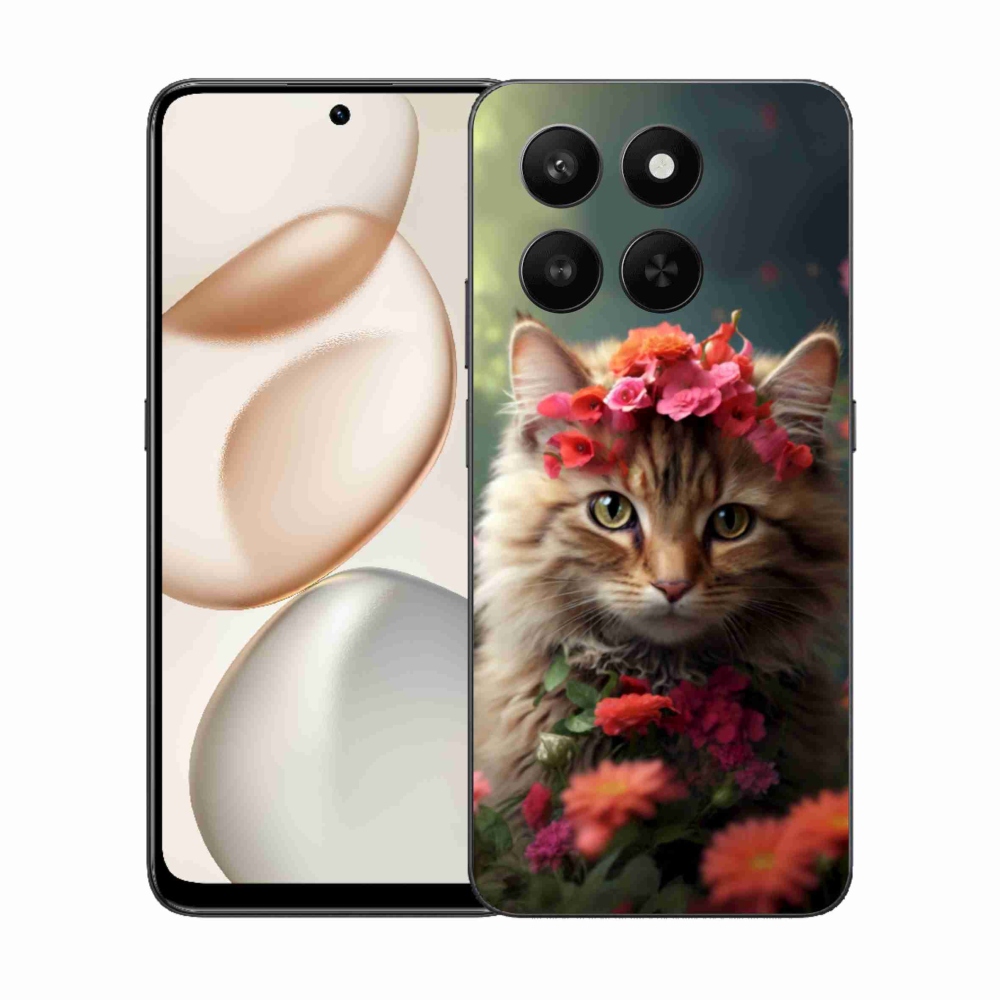 Gélový kryt mmCase na Honor 400 Smart 5G/4G/Honor X7d - mačacia princezná