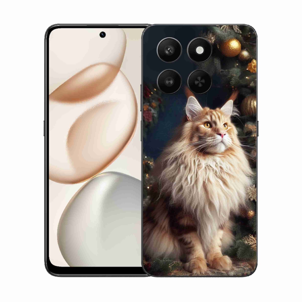 Gélový kryt mmCase na Honor 400 Smart 5G/4G/Honor X7d - mačka pri stromčeku