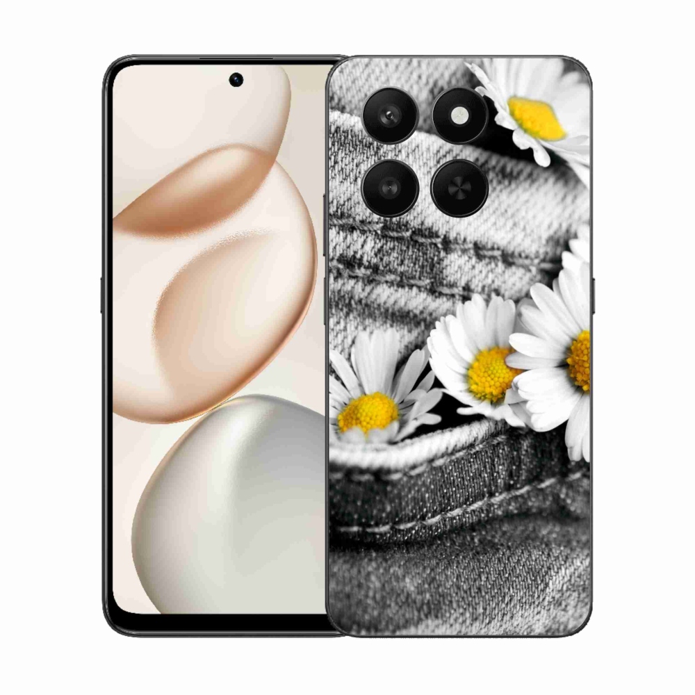 Gélový kryt mmCase na Honor 400 Smart 5G/4G/Honor X7d - margaréty