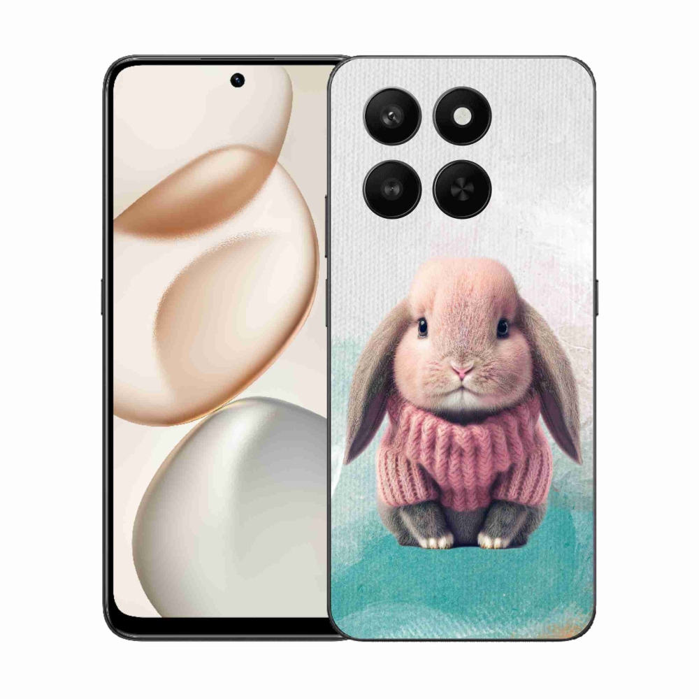 Gélový kryt mmCase na Honor 400 Smart 5G/4G/Honor X7d - zajačik vo svetri