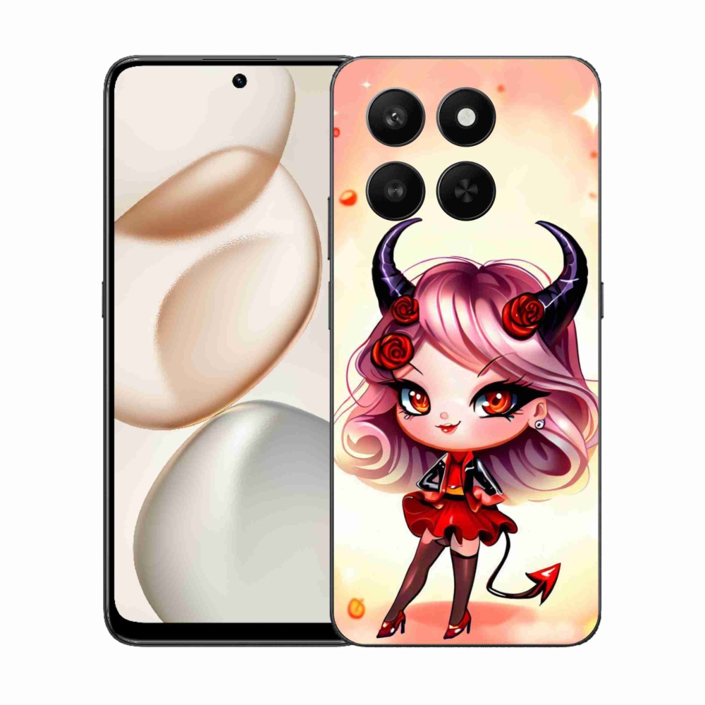 Gélový kryt mmCase na Honor 400 Smart 5G/4G/Honor X7d - kreslená čertica