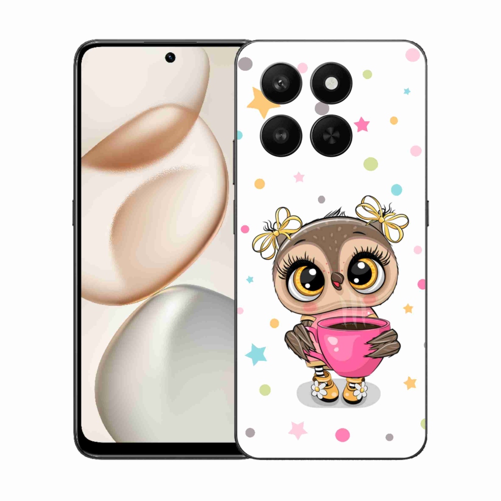 Gélový kryt mmCase na Honor 400 Smart 5G/4G/Honor X7d - kreslená sovička
