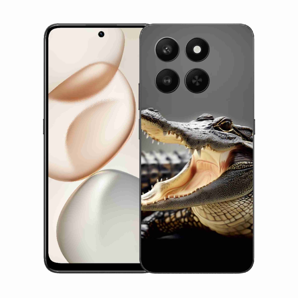 Gélový kryt mmCase na Honor 400 Smart 5G/4G/Honor X7d - krokodíl