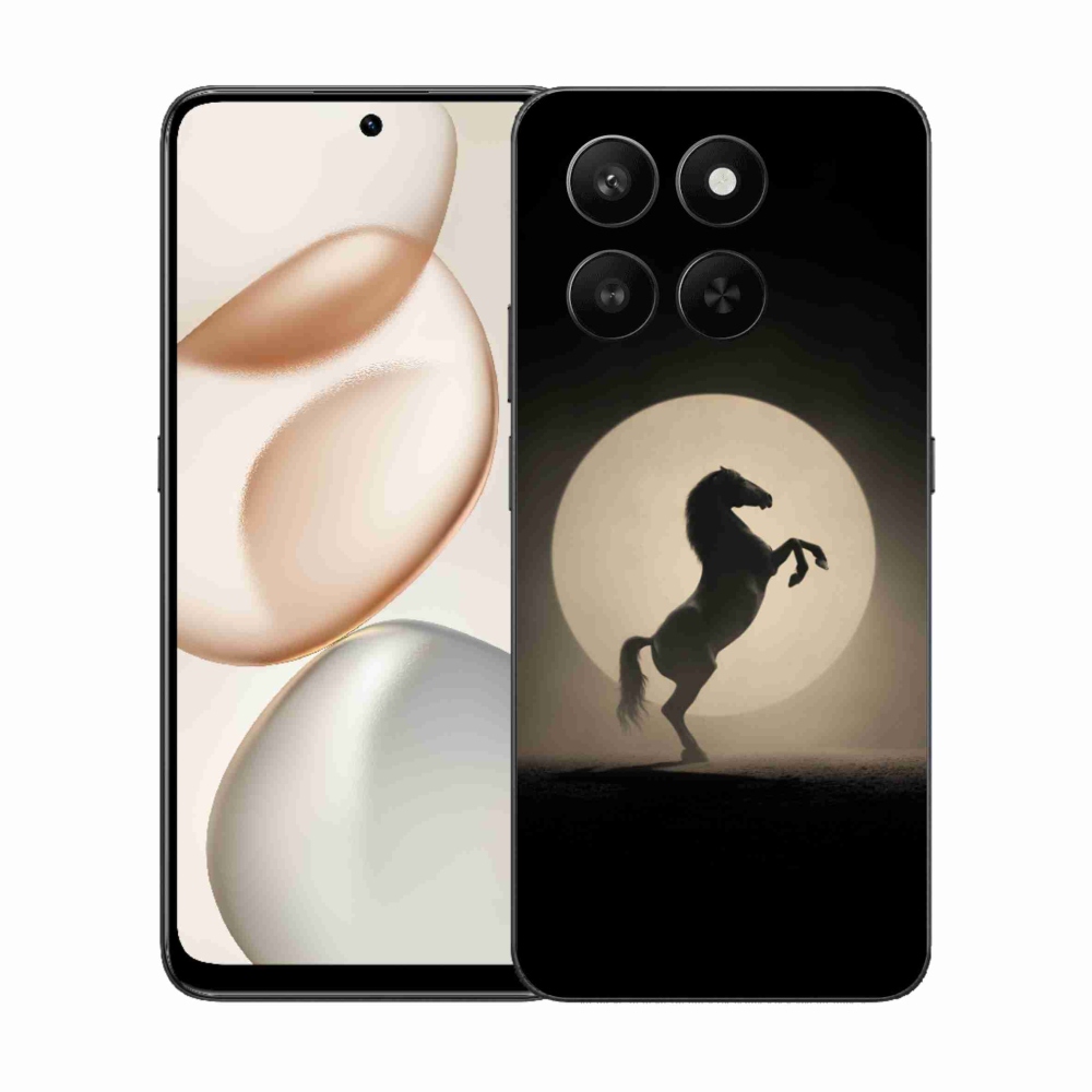 Gélový kryt mmCase na Honor 400 Smart 5G/4G/Honor X7d - kôň v siluete