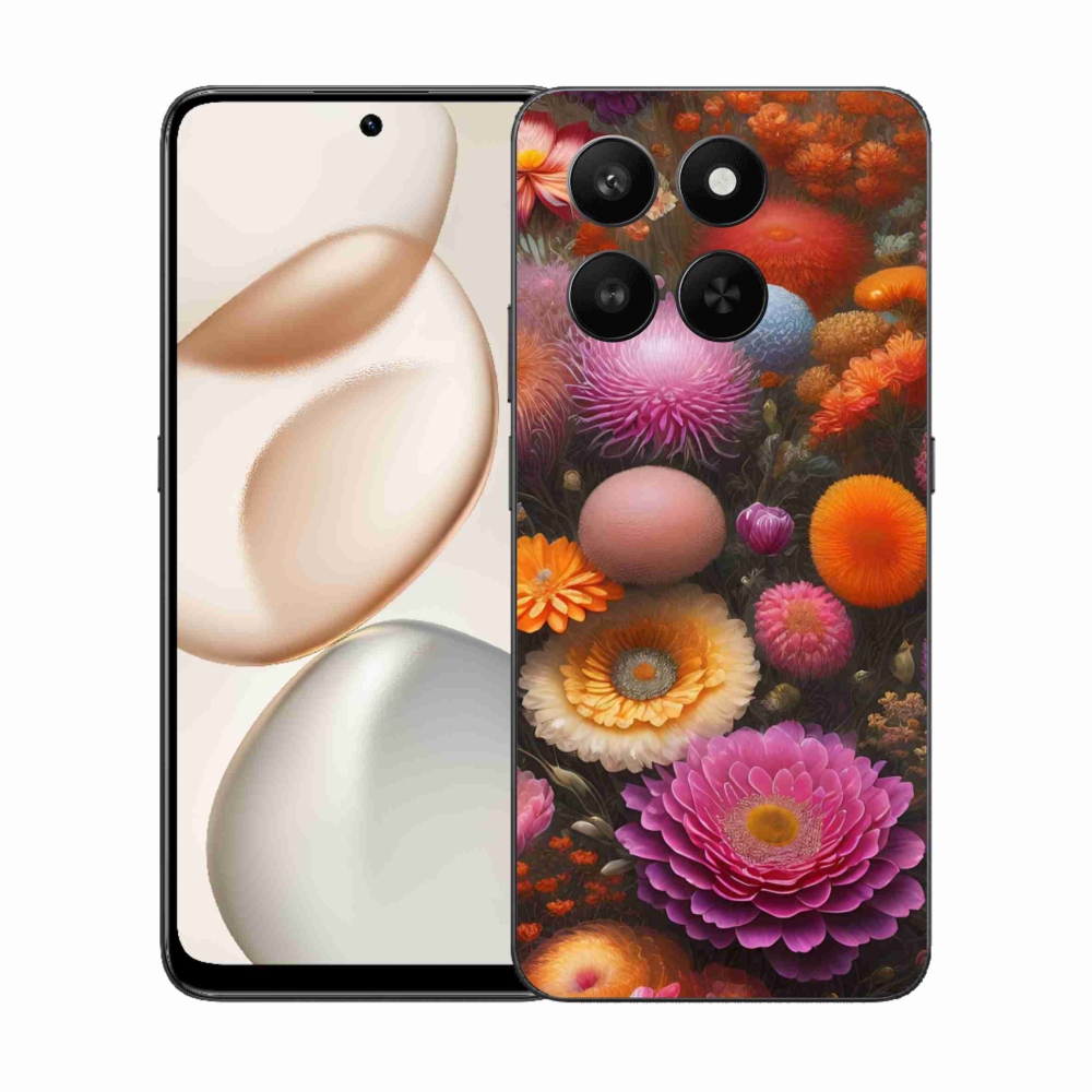 Gélový kryt mmCase na Honor 400 Smart 5G/4G/Honor X7d - kvetinová kompozícia