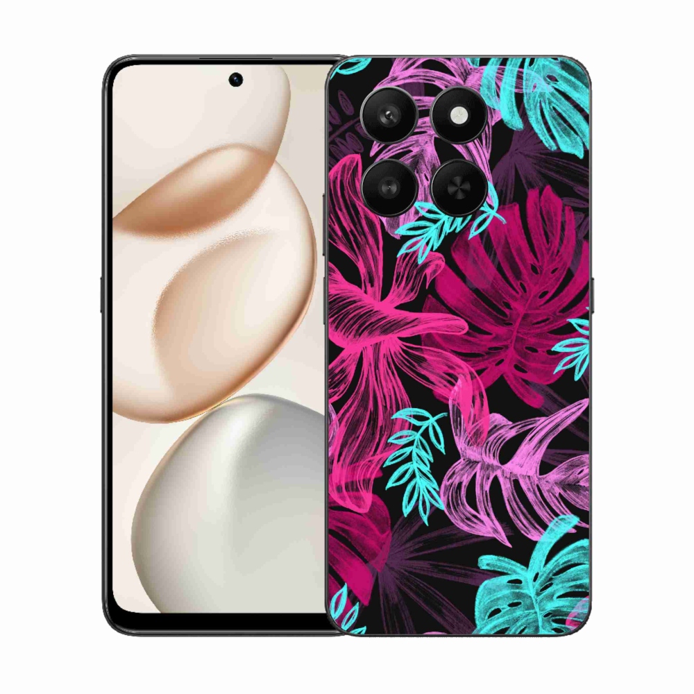 Gélový kryt mmCase na Honor 400 Smart 5G/4G/Honor X7d - kvety 1