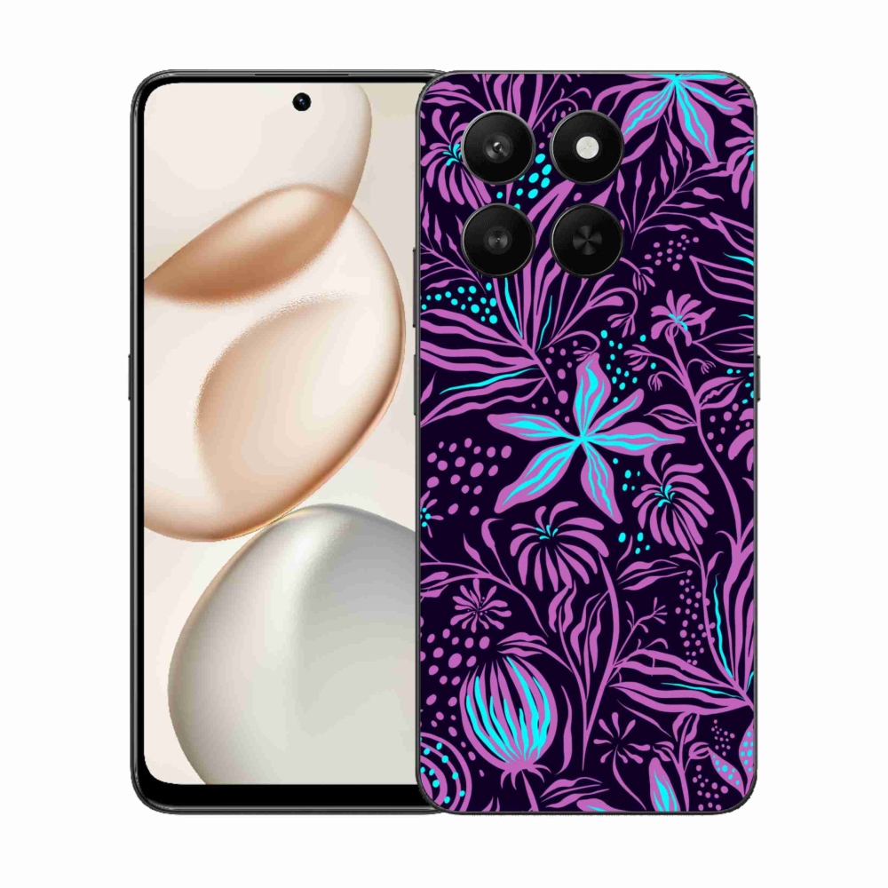 Gélový kryt mmCase na Honor 400 Smart 5G/4G/Honor X7d - kvety 2