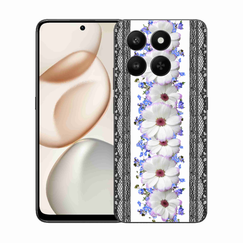 Gélový kryt mmCase na Honor 400 Smart 5G/4G/Honor X7d - kvety 8