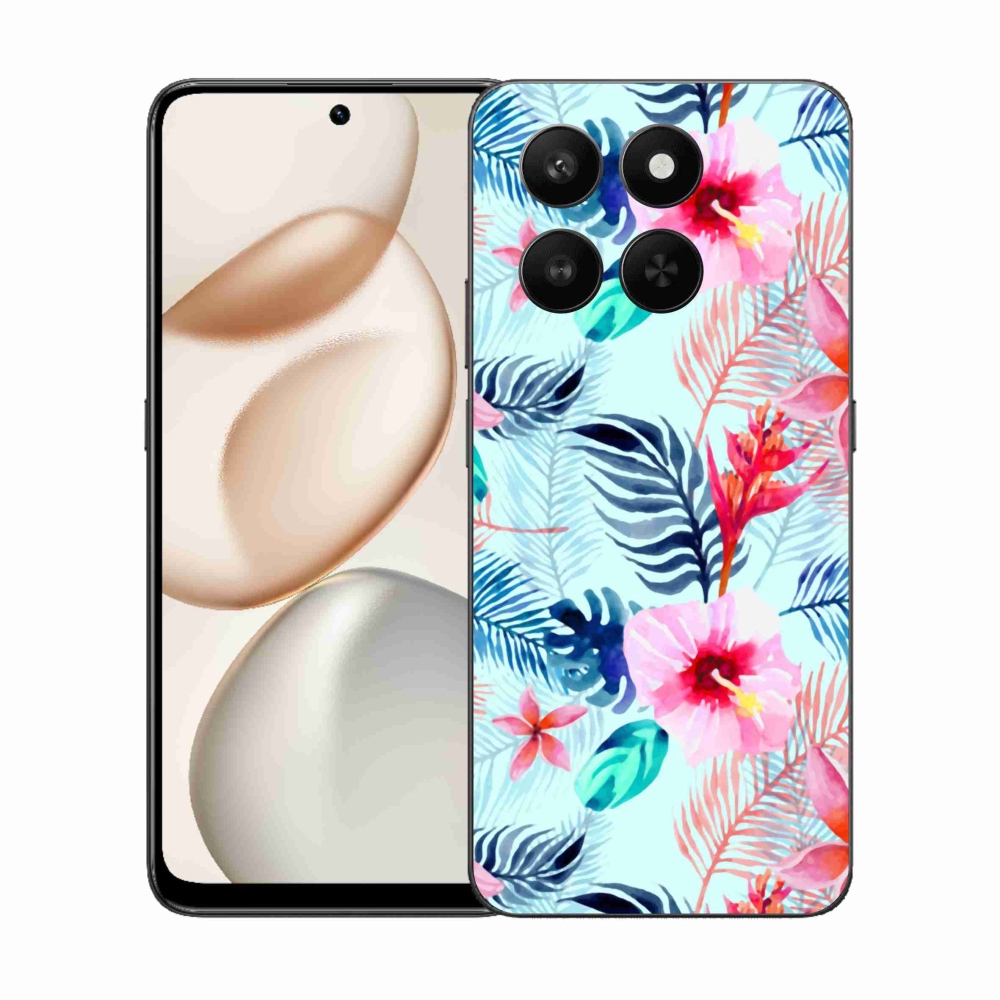 Gélový kryt mmCase na Honor 400 Smart 5G/4G/Honor X7d - kvety