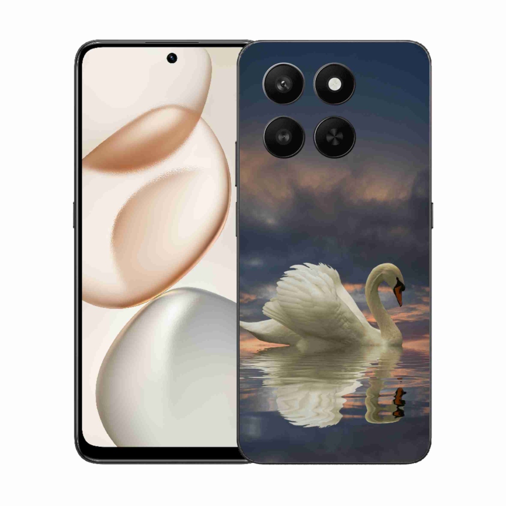 Gélový kryt mmCase na Honor 400 Smart 5G/4G/Honor X7d - labuť