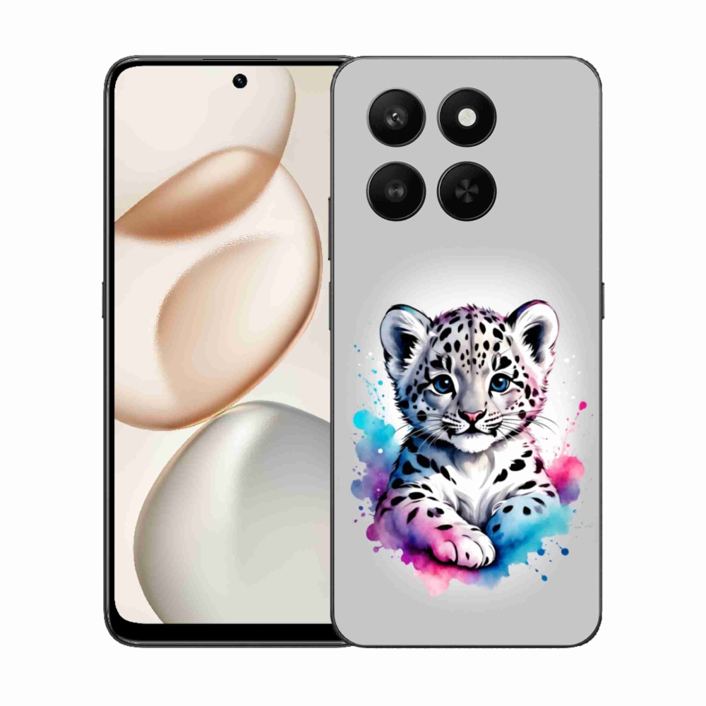 Gélový kryt mmCase na Honor 400 Smart 5G/4G/Honor X7d - leopardej mláďa