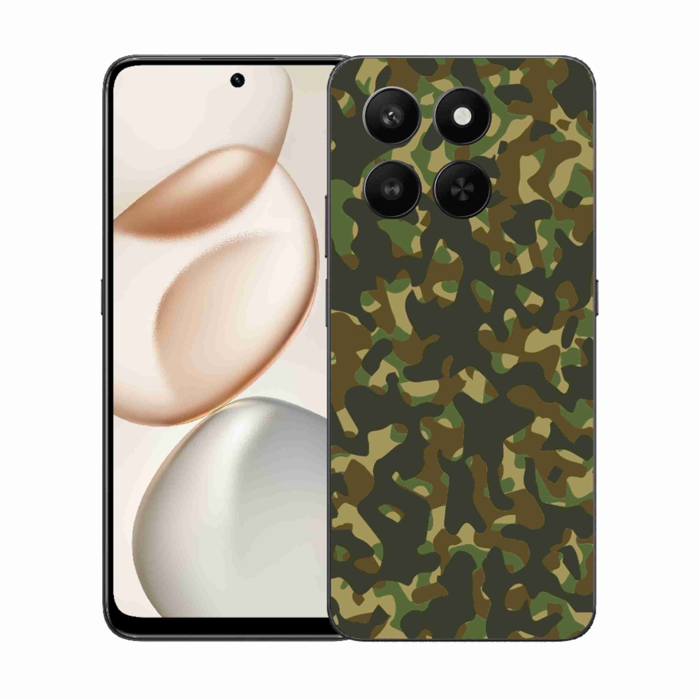 Gélový kryt mmCase na Honor 400 Smart 5G/4G/Honor X7d - maskáčový vzor 1