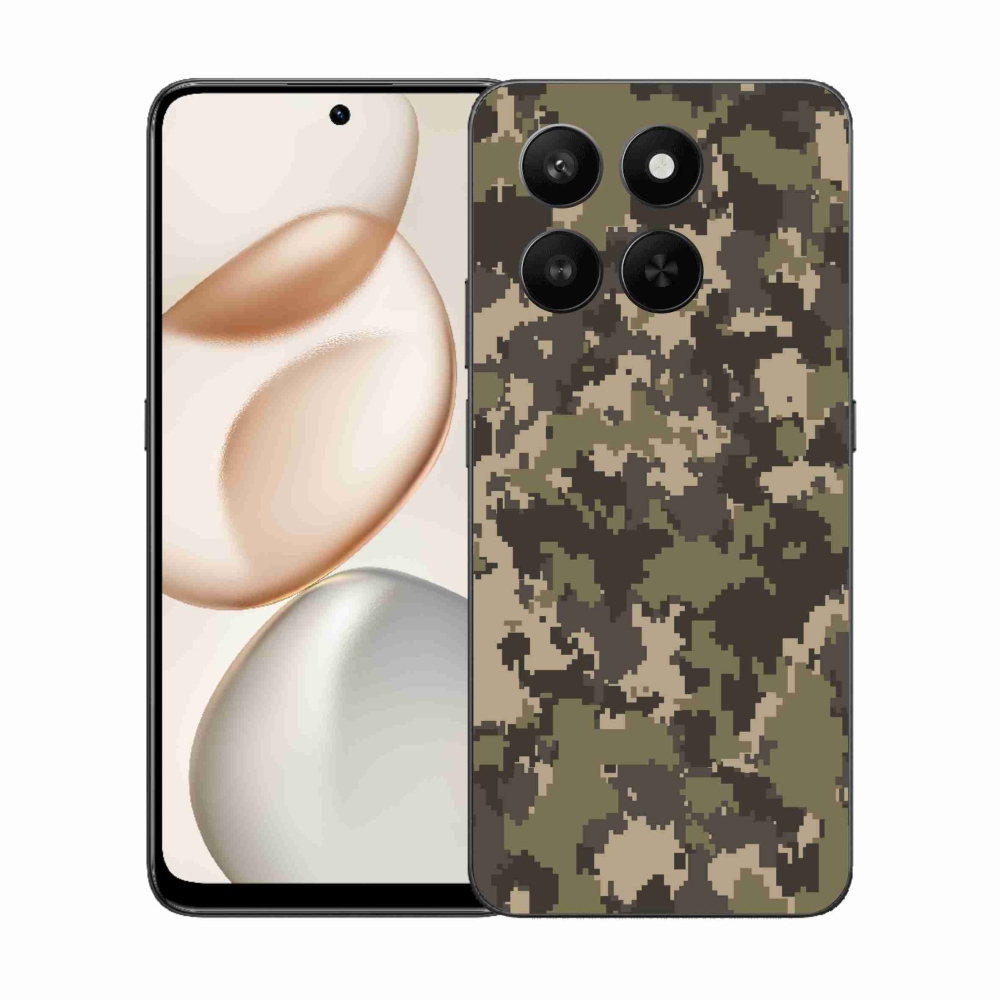 Gélový kryt mmCase na Honor 400 Smart 5G/4G/Honor X7d - maskáčový vzor 12