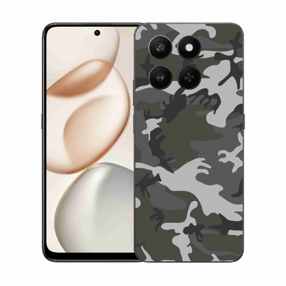 Gélový kryt mmCase na Honor 400 Smart 5G/4G/Honor X7d - maskáčový vzor