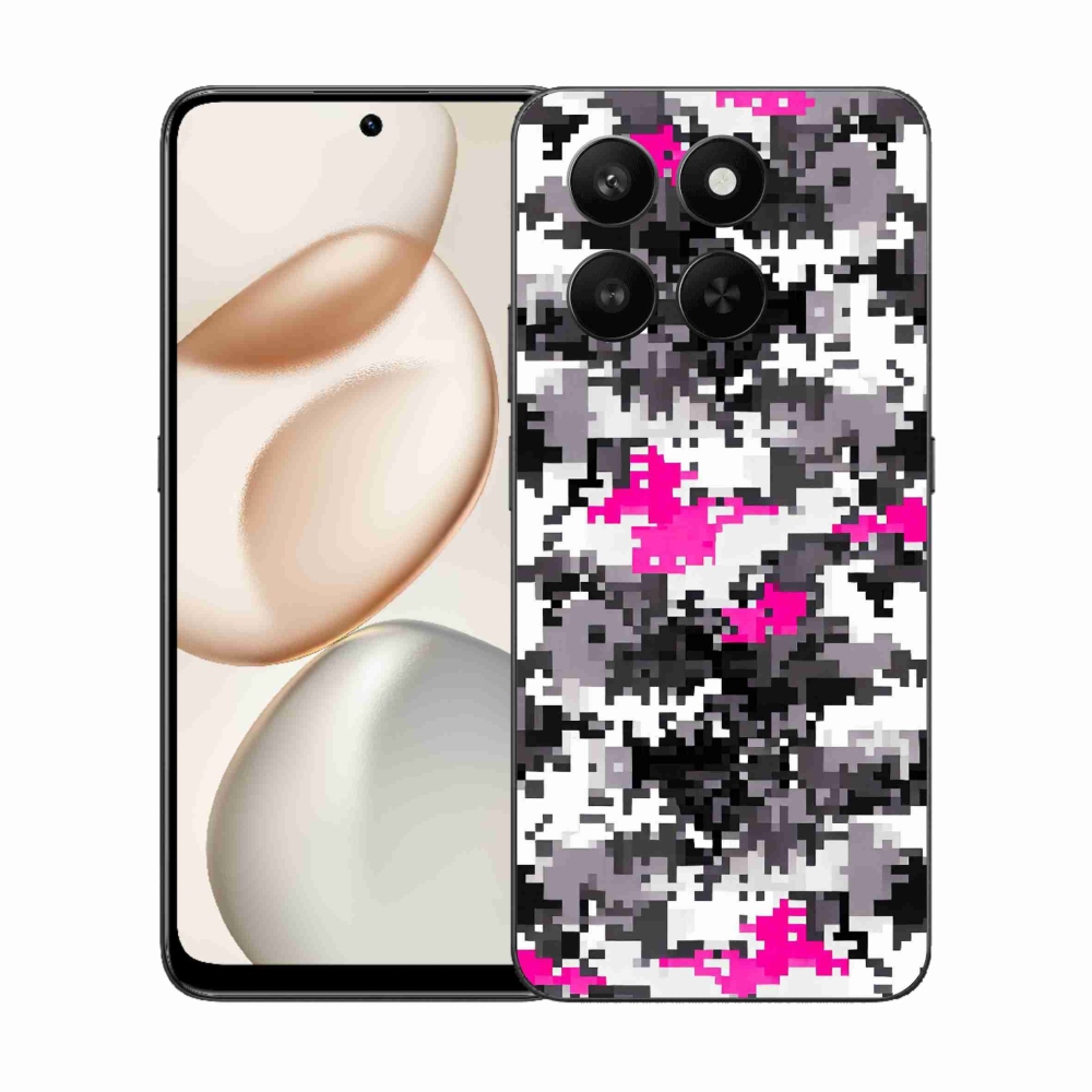 Gélový kryt mmCase na Honor 400 Smart 5G/4G/Honor X7d - maskáčový vzor 4