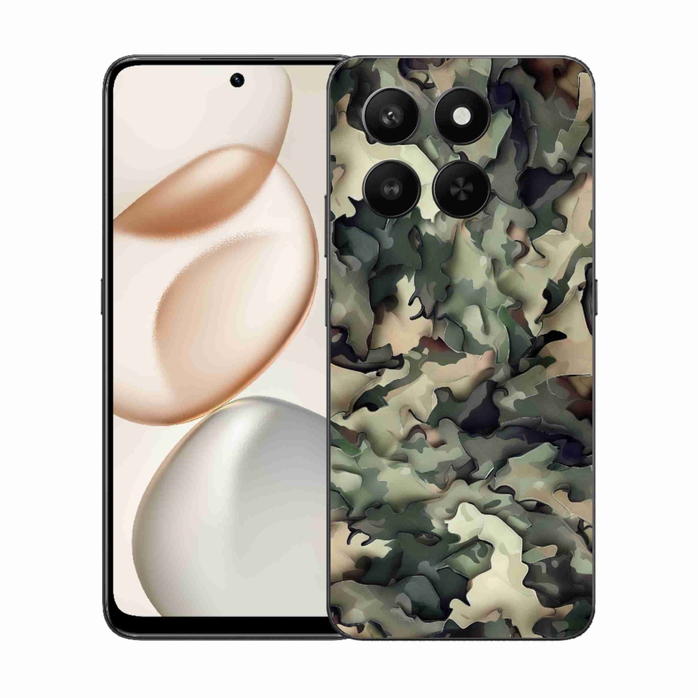 Gélový kryt mmCase na Honor 400 Smart 5G/4G/Honor X7d - maskáčový vzor 9