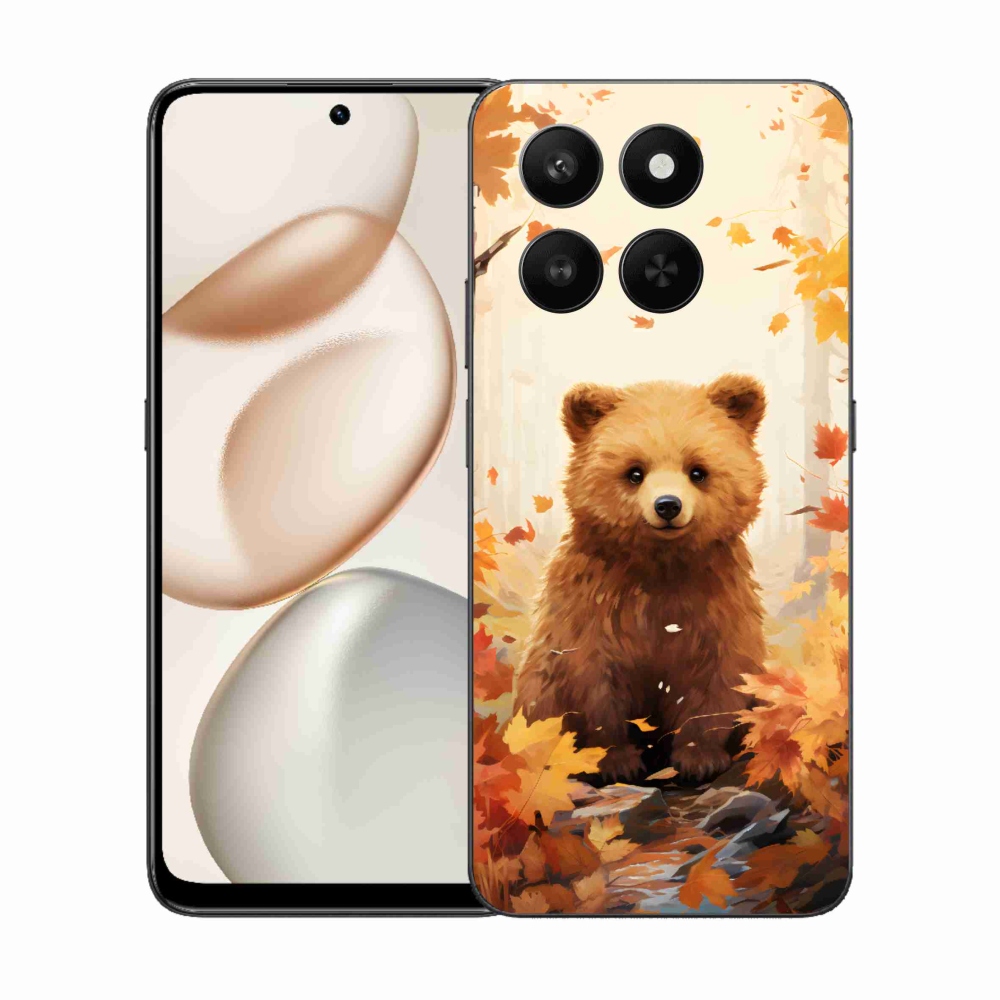 Gélový kryt mmCase na Honor 400 Smart 5G/4G/Honor X7d - medveď v lese