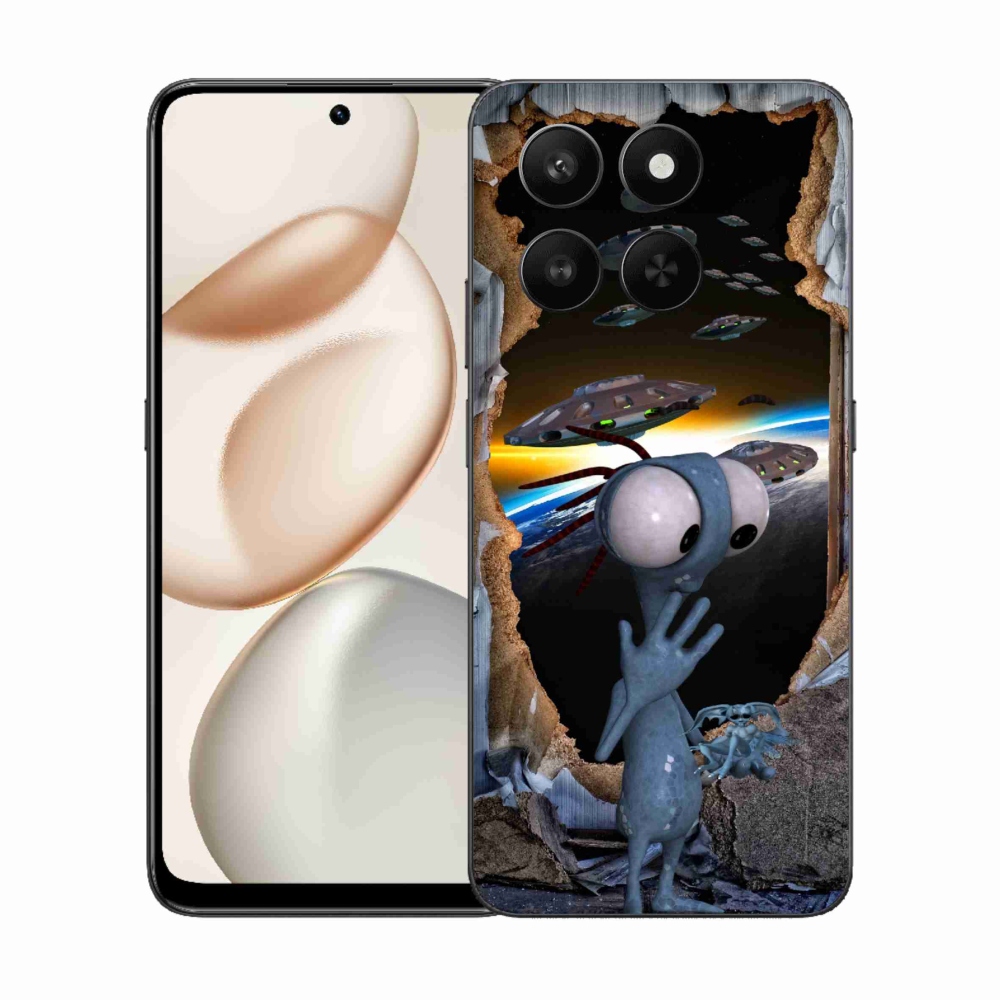 Gélový kryt mmCase na Honor 400 Smart 5G/4G/Honor X7d - mimozemšťan