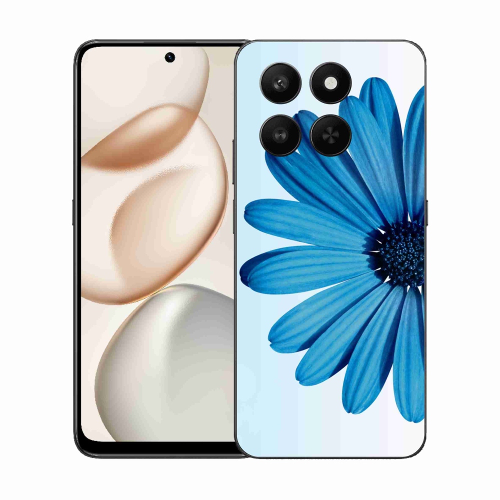 Gélový kryt mmCase na Honor 400 Smart 5G/4G/Honor X7d - modrá margaréta