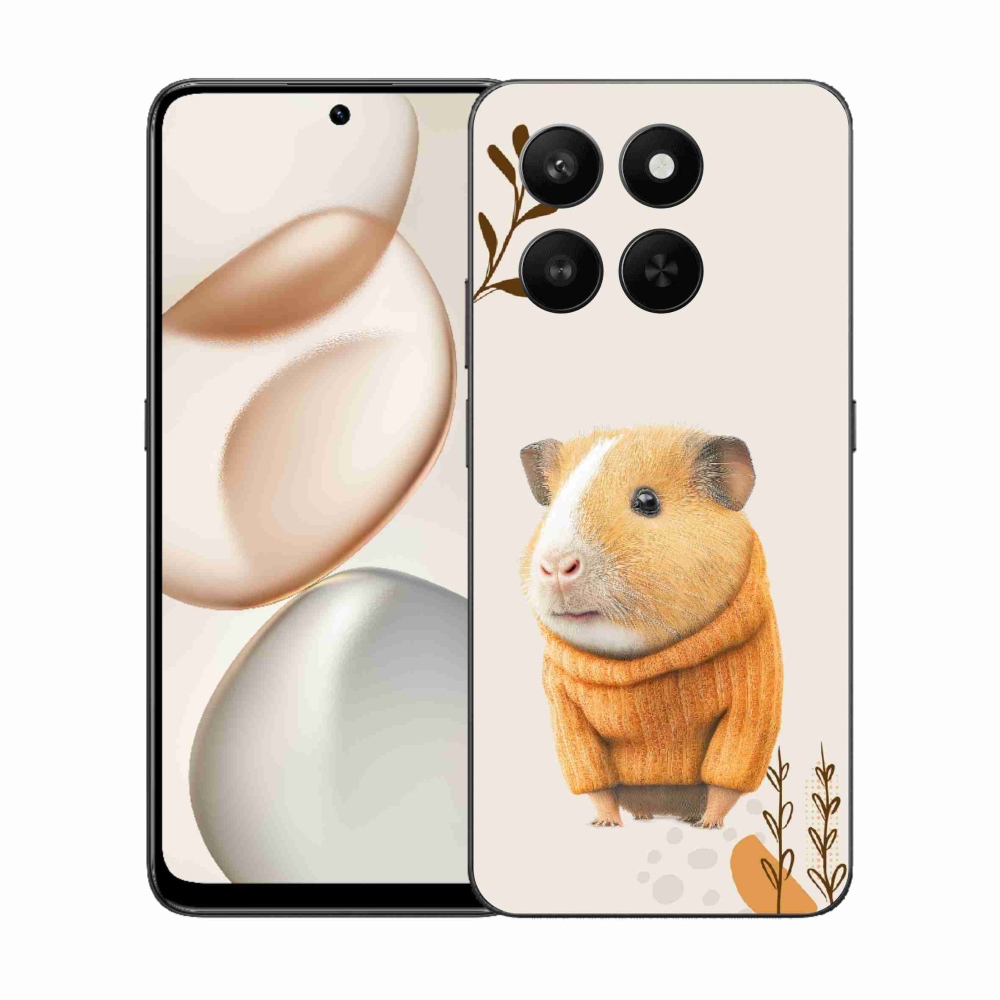 Gélový kryt mmCase na Honor 400 Smart 5G/4G/Honor X7d - morča vo svetri