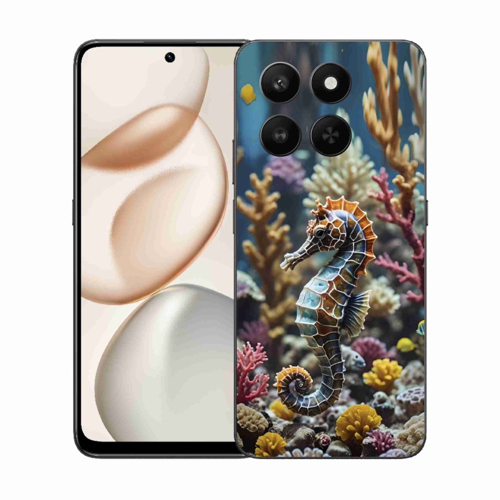 Gélový kryt mmCase na Honor 400 Smart 5G/4G/Honor X7d - morský koník 2