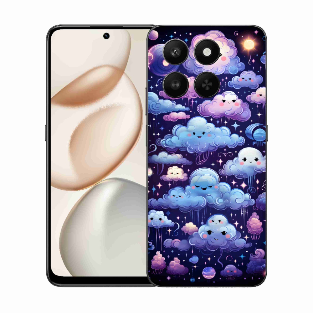 Gélový kryt mmCase na Honor 400 Smart 5G/4G/Honor X7d - mráčiky