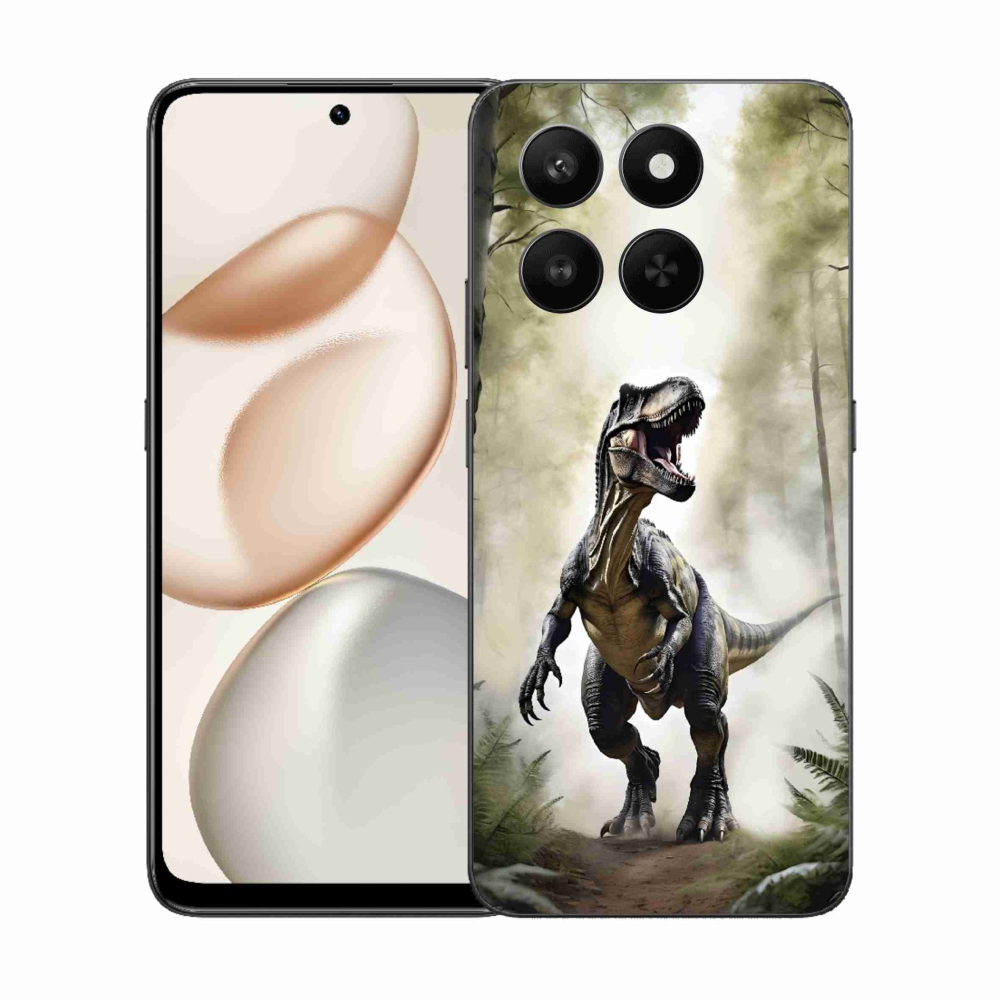 Gélový kryt mmCase na Honor 400 Smart 5G/4G/Honor X7d - naštvaný T-Rex