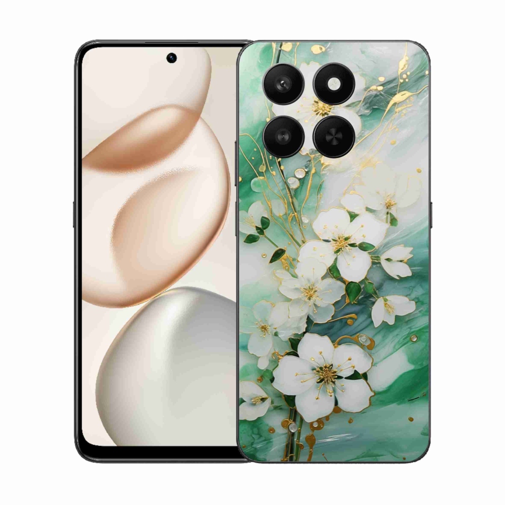 Gélový kryt mmCase na Honor 400 Smart 5G/4G/Honor X7d - nežné kvety