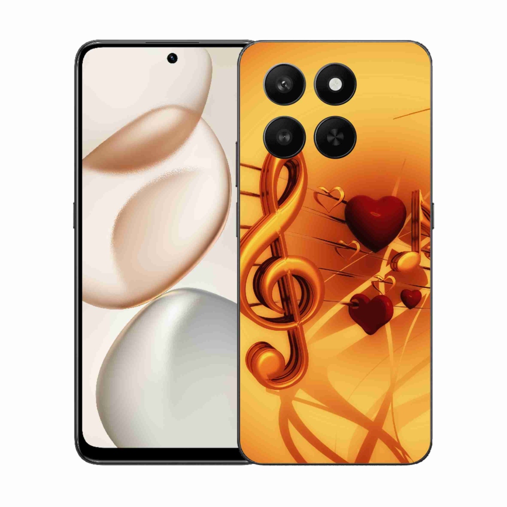 Gélový kryt mmCase na Honor 400 Smart 5G/4G/Honor X7d - noty