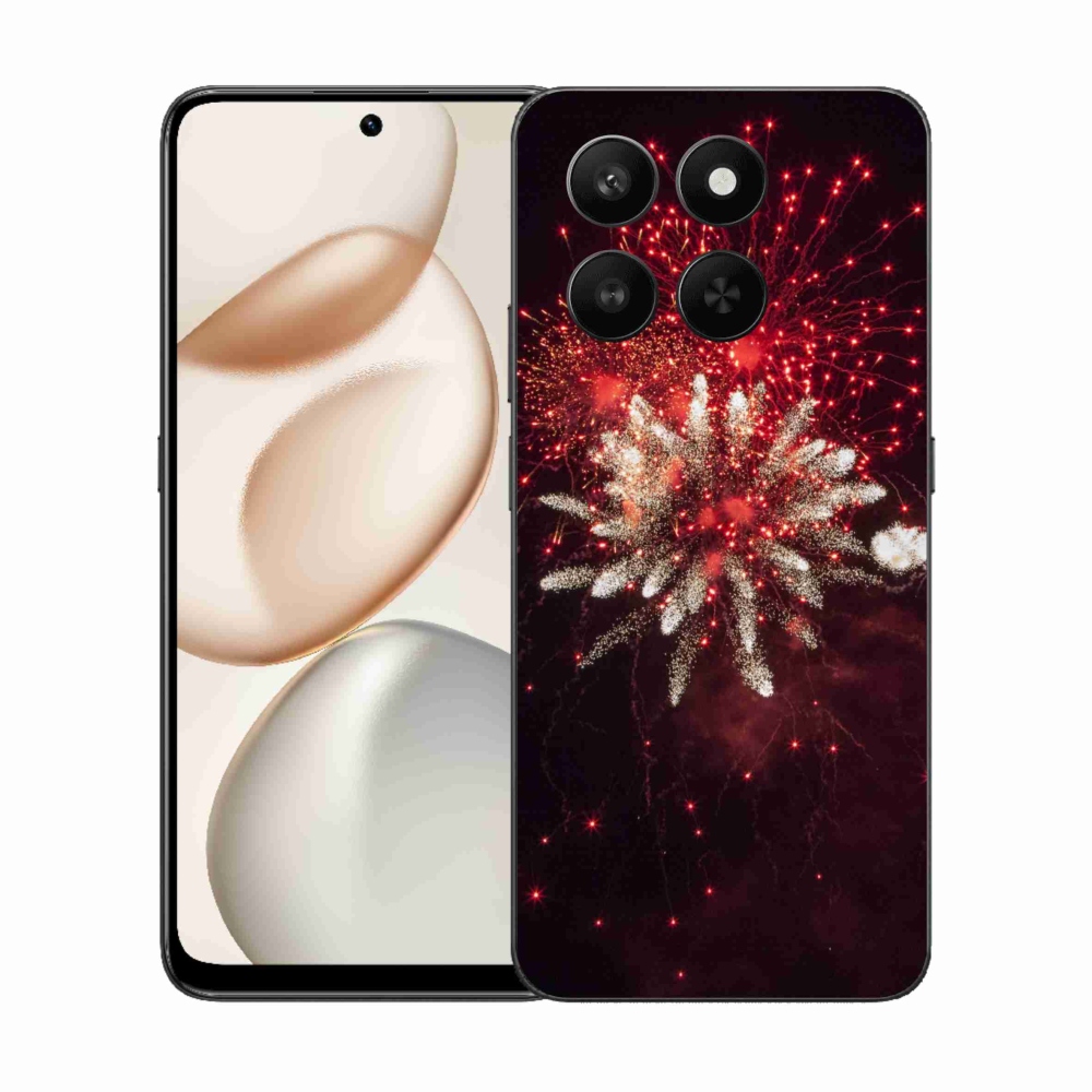 Gélový kryt mmCase na Honor 400 Smart 5G/4G/Honor X7d - ohňostroj