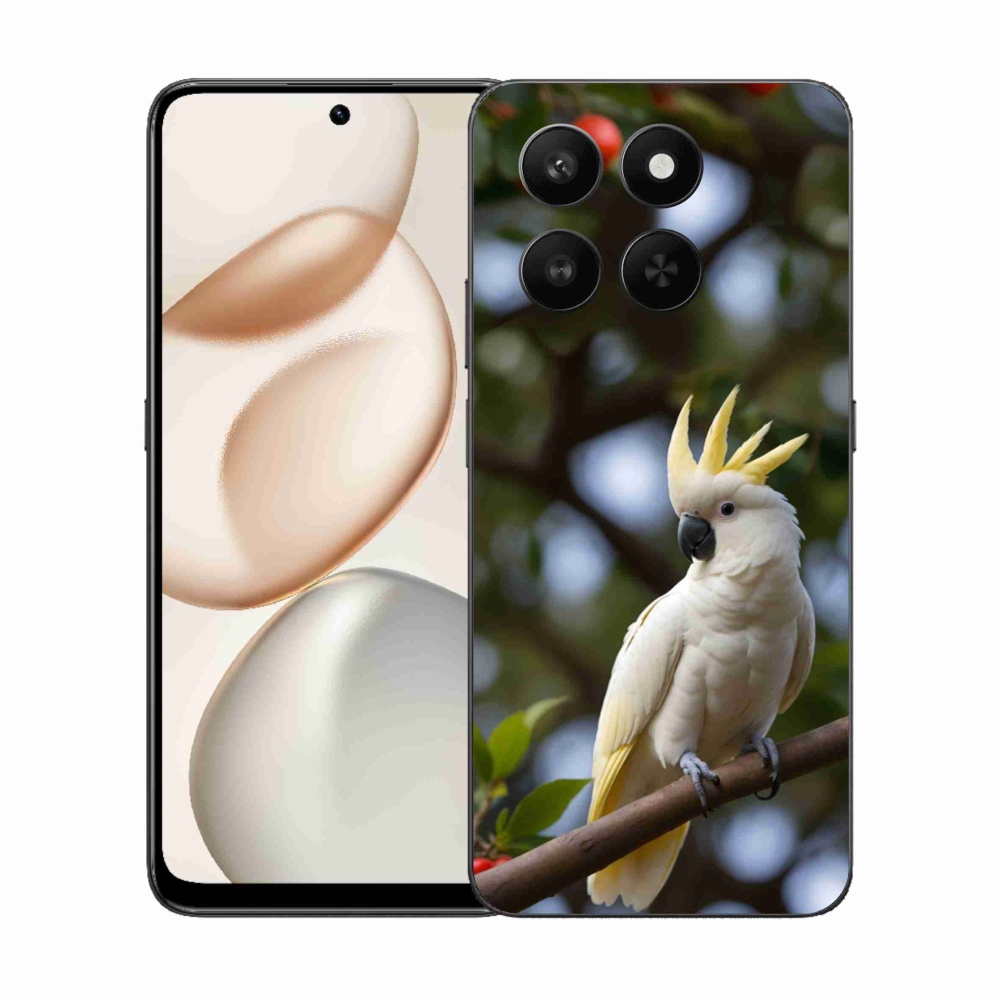 Gélový kryt mmCase na Honor 400 Smart 5G/4G/Honor X7d - papagáj kakadu 3