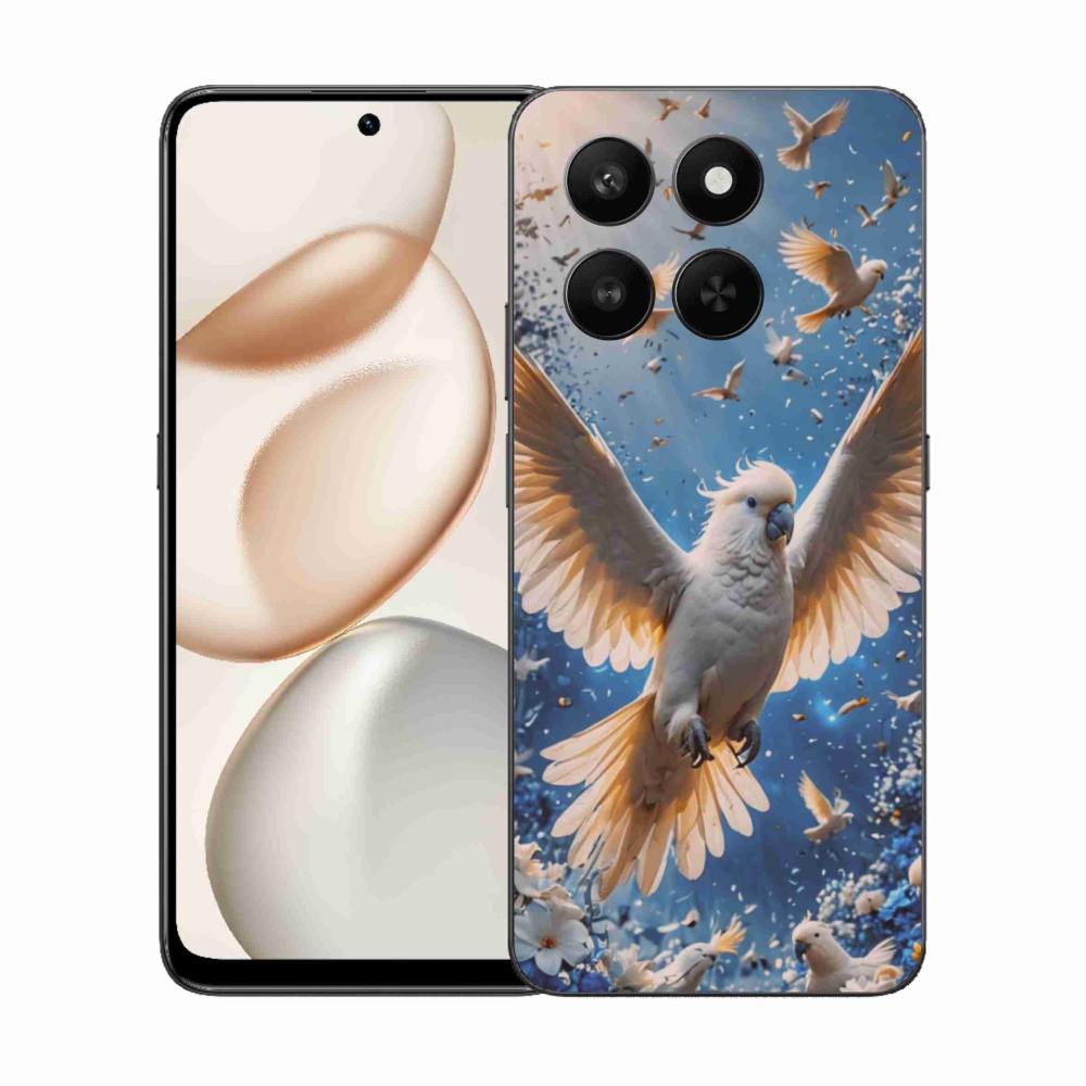 Gélový kryt mmCase na Honor 400 Smart 5G/4G/Honor X7d - papagáj kakadu