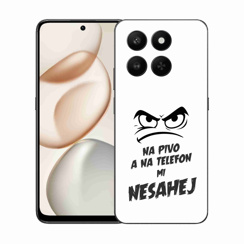 Gélový kryt mmCase na Honor 400 Smart 5G/4G/Honor X7d - pivný motív 2 biele pozadie