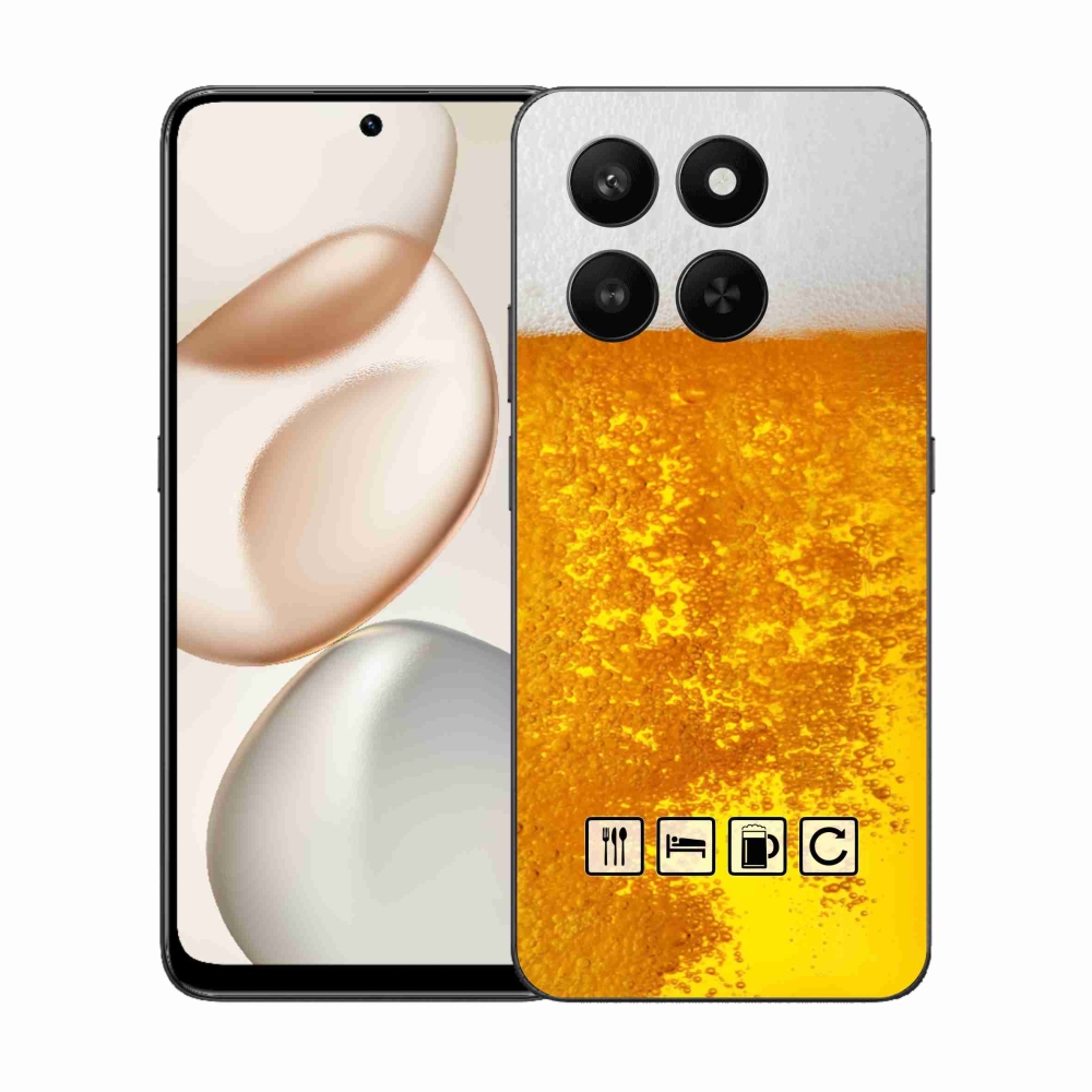 Gélový kryt mmCase na Honor 400 Smart 5G/4G/Honor X7d - pivný motív 3