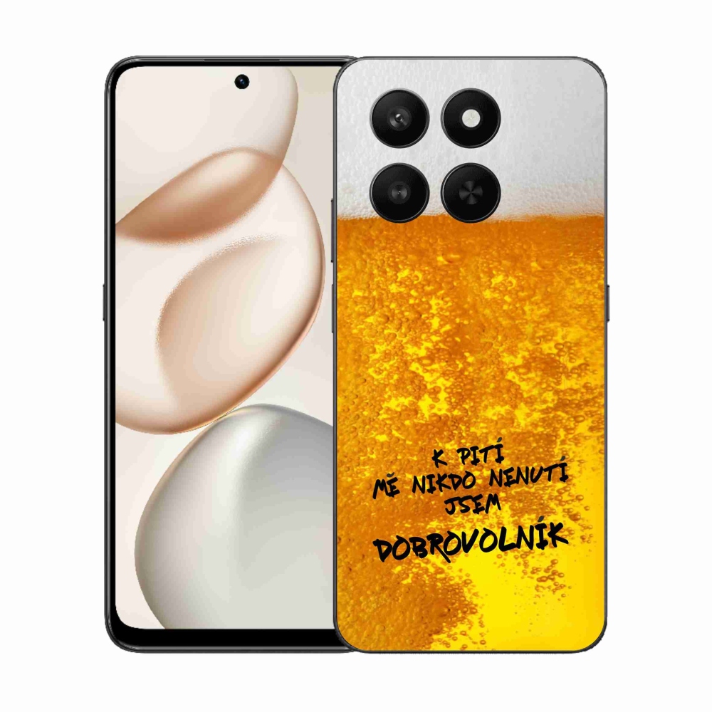 Gélový kryt mmCase na Honor 400 Smart 5G/4G/Honor X7d - pivný motív 4