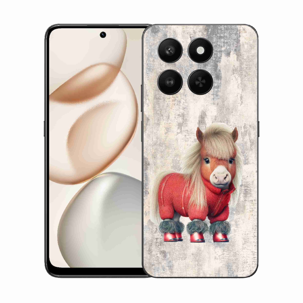 Gélový kryt mmCase na Honor 400 Smart 5G/4G/Honor X7d - poník vo svetri