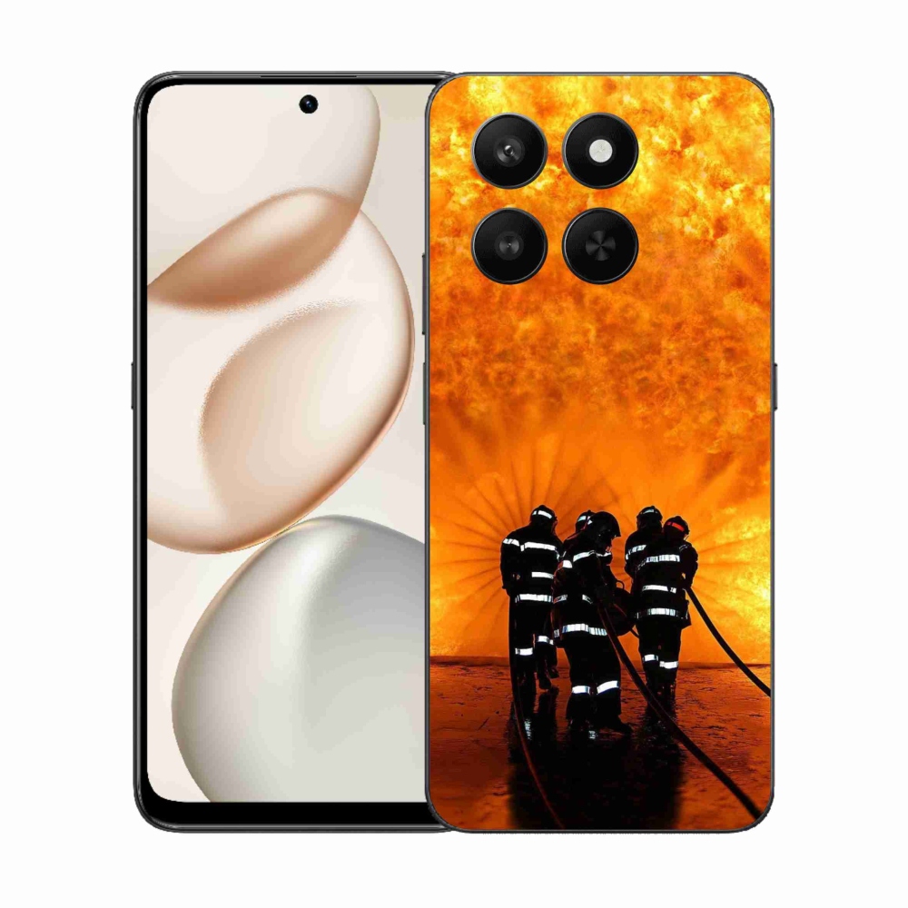 Gélový kryt mmCase na Honor 400 Smart 5G/4G/Honor X7d - požiar