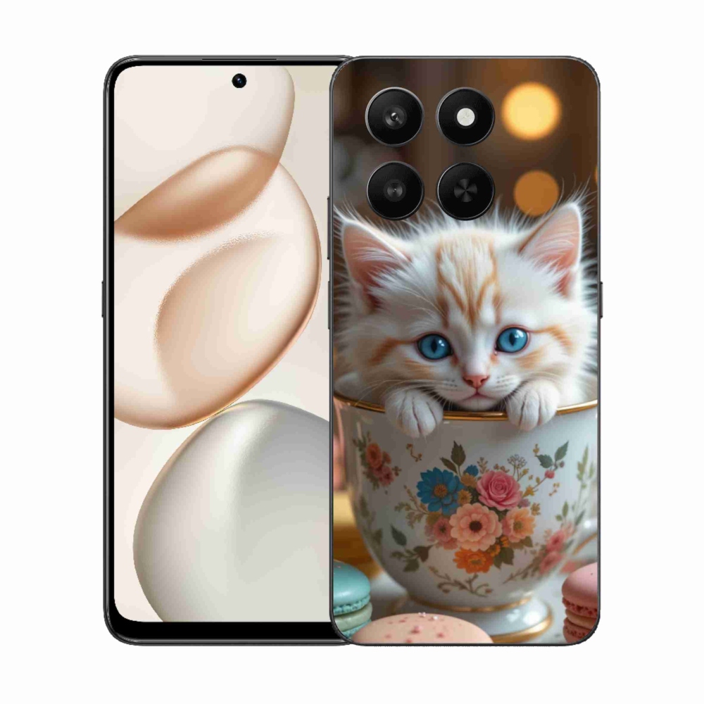 Gélový kryt mmCase na Honor 400 Smart 5G/4G/Honor X7d - roztomilé mačiatko 6