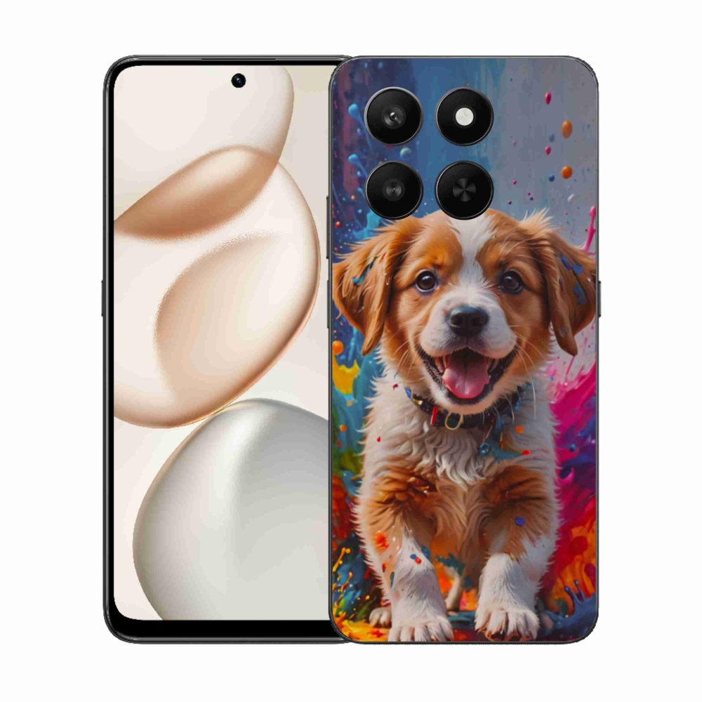 Gélový kryt mmCase na Honor 400 Smart 5G/4G/Honor X7d - roztomilé šteňa 3