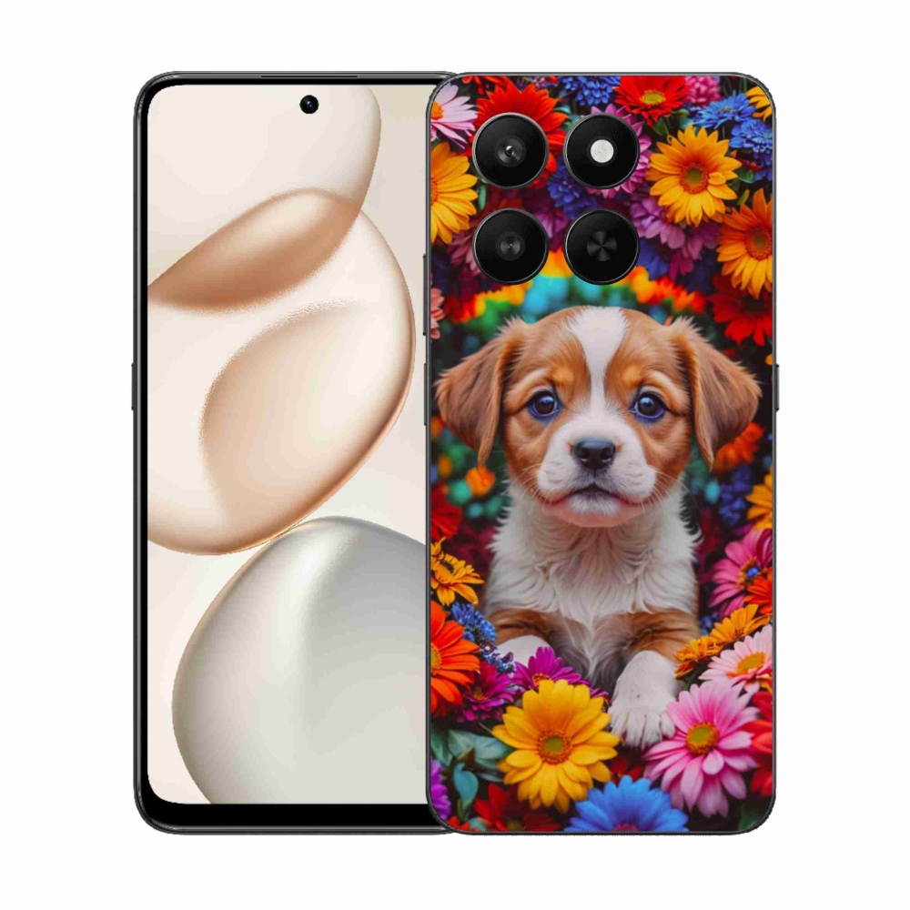 Gélový kryt mmCase na Honor 400 Smart 5G/4G/Honor X7d - roztomilé šteňa