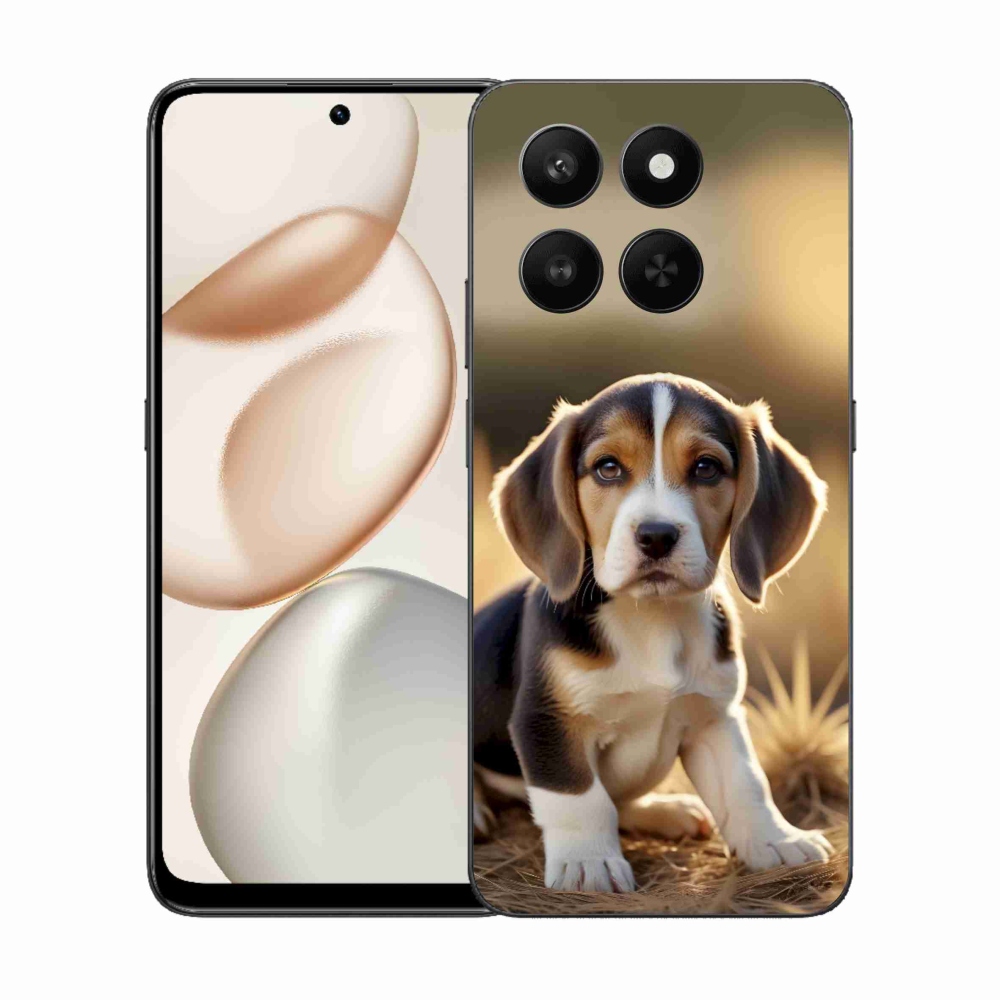 Gélový kryt mmCase na Honor 400 Smart 5G/4G/Honor X7d - roztomilý bígl