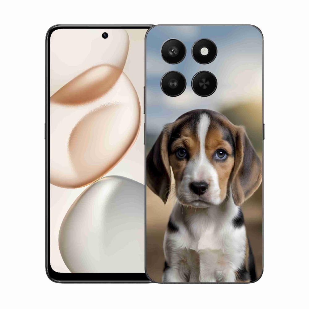 Gélový kryt mmCase na Honor 400 Smart 5G/4G/Honor X7d - roztomilý bígl